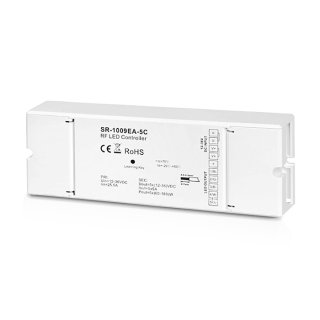 RF stmievač LED pásikov RGBWW Lux Miners SR-1009EA-5C | 5x5A