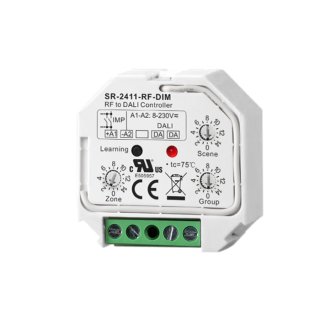 Prevodník PUSH-DIM na RF signálu na DALI Lux Miners SR-2411-RF-DIM | DALI Bus