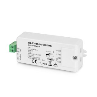 DALI-2 stmievač LED pásikov Lux Miners SR-2303S-PUSH-DIM | 1x8A