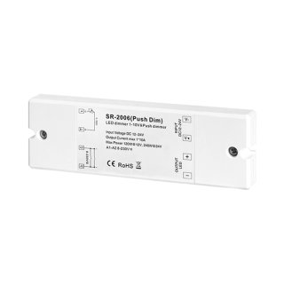 0/1-10V stmievač LED pásikov Lux Miners SR-2006-PUSH DIM| 1x10A