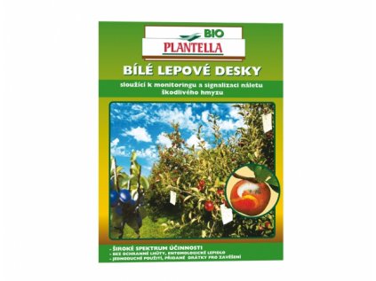 Desky lepové BIO PLANTELLA bílé 10ks
