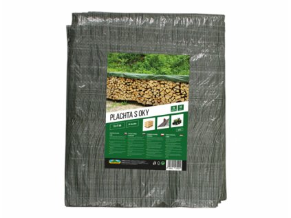 Plachta kašírovaná zelená 3x5m 55g
