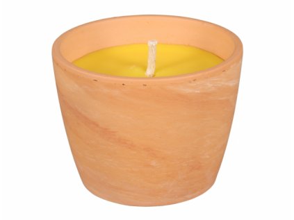 Svíčka proti hmyzu CITRONELLA obal GUZMANIA 250g d10x8cm