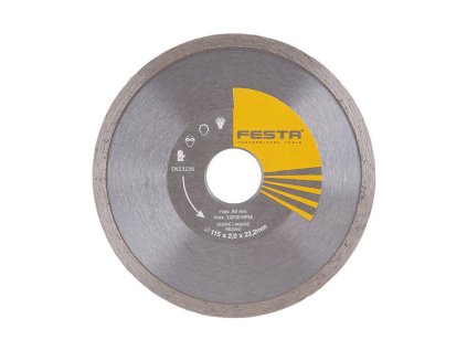 Kotouč diamantový FESTA plný 115x2x22.2mm