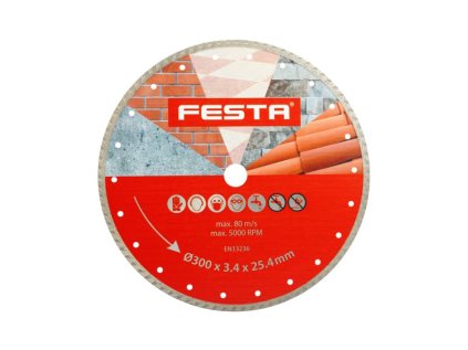 Kotouč diamantový FESTA TURBO 300x3.3x25.4mm