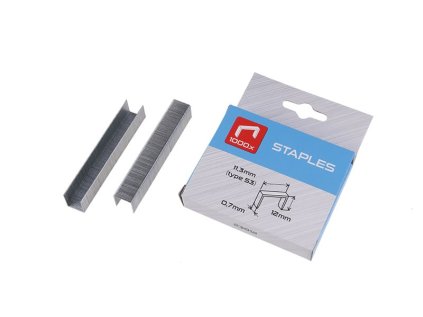 Spony typ 53/12mm 1000ks/box