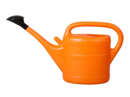 Konev zahradní s růžicí plastová 10l oranžová
