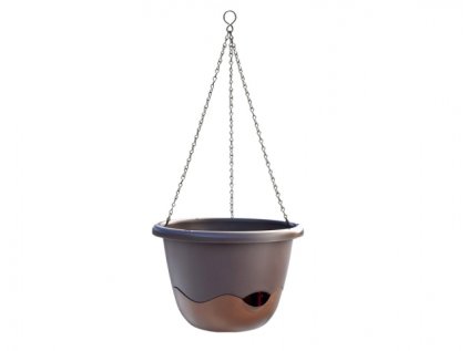 Květník MARETA závěsný samozavlažovací plastový d30x20cm