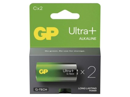 Alkalická baterie GP Ultra Plus C (LR14), 2 ks