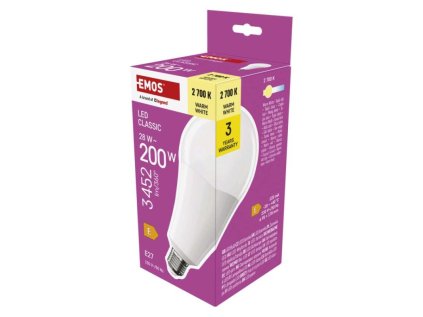 LED žárovka Classic A95 / E27 / 28 W (200 W) / 3452 lm / teplá bílá