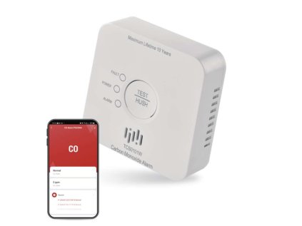 GoSmart Detektor oxidu uhelnatého TCS0101W s WiFi