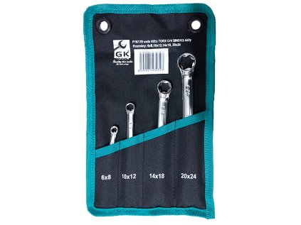 GK TOOLS Sada očkových klíčů TRX E-PROFIL 4 díly