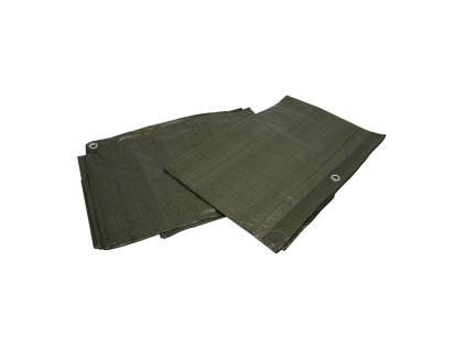 XTLINE Zakrývací plachta PE s oky zelená 70g/m2 | 10x15 m