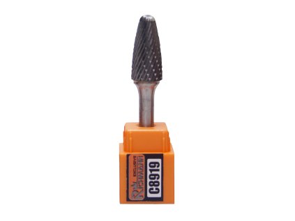 RICHMANN Kolíková fréza do kovu, stopka 6 mm | kulatý oblouk 10x20 mm