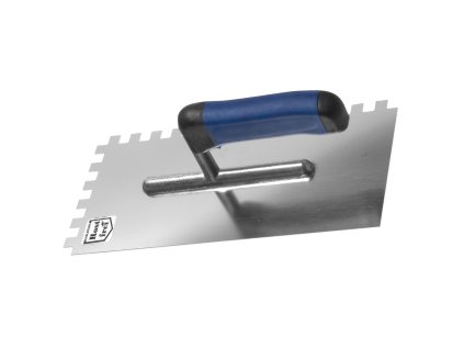 STAVTOOL Hladítko nerezové zubové softgrip | 270x127 mm, zub 6x6 mm