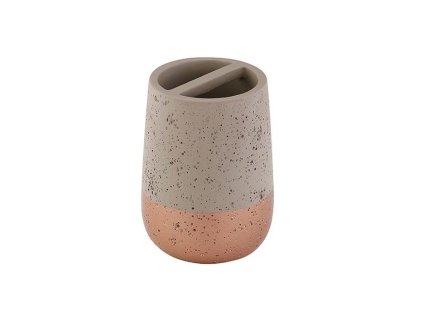 držák zub.kartáčků d7,5x10cm, BETON, staroměď