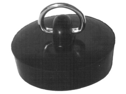 zátka vana d46 černá bal.