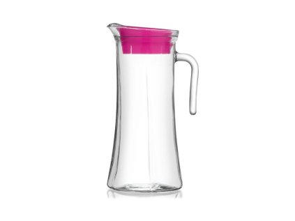 džbán 1,4l TRUVA sklo, plast.víčko,v26cm