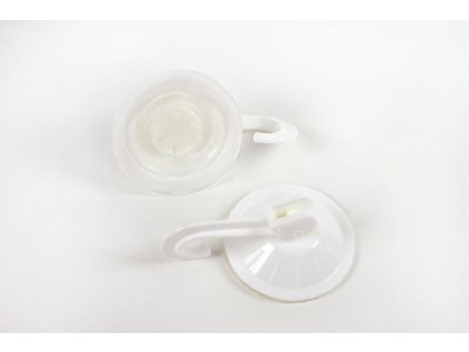háček s přísavkou- 1ks-d5,5cm, s páčkou, plast
