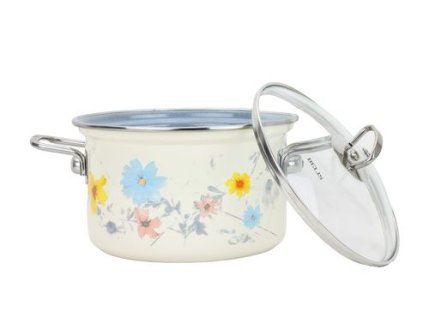 hrnec+PO d20 sklo bílý, MEADOW, 3,6l, smalt