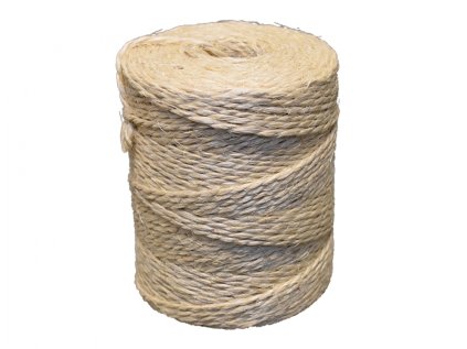 Motouz sisalový - přírodní 2000x2tex d4,00mmx250m, 1kg