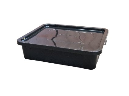box 10,0l+víko, plný, 40x33x10cm, MIX-RASTR, MULTIBOX, plast