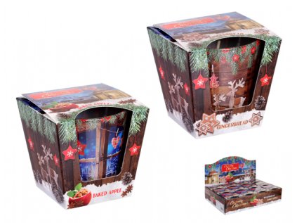 Svíčka ve skle CHARMING CHRISTMAS vonná 115g