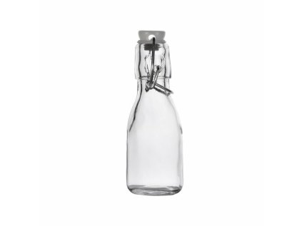 láhev 0,10l hladká d5x12cm, patent.uz., sklo