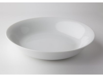 talíř d19cm hluboký, KUBA dětský, bílý porcelán