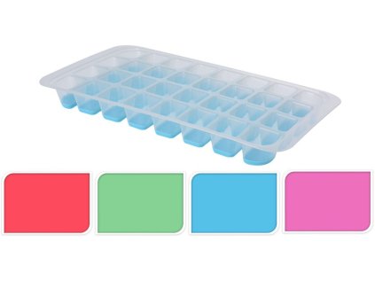 forma na led -32kostek, 4barvy, měkčené dno