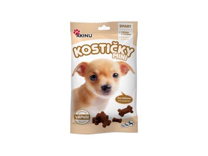 Vápníkové MINI kostičky pamlsek pro štěňata 60 g