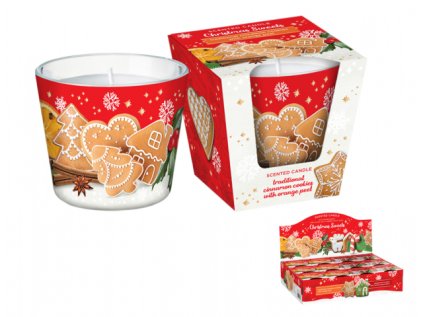 Svíčka ve skle CHRISTMAS SWEETS CINNAMON COOKIES 115g