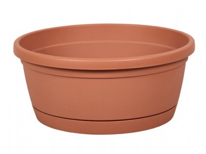 Žardinka LIBIS s podmiskou plastová matná d25cm