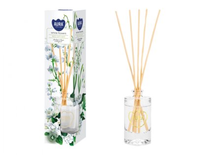 Osvěžovač vzduchu BÍLÉ KVĚTY odpařovací s tyčinkami 45ml