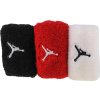 Barevné gumičky do vlasů Jordan Terry Hair Ties - bílá/černá/červená