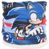 Sonic modrý teplý chlapecký nákrčník