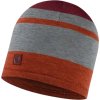 Šedo-oranžová čepice Buff Merino Move Beanie