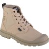 Béžové dámské kotníkové tenisky Palladium Pampa Hi Army