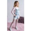 Bílé punčochy se vzorem Knittex DR 1822 Olimpia ażur wzór 0-5 lat