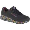 Černé dámské tenisky Skechers Uno - Loving Love