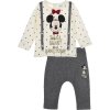 Krémovo-šedá sada Mickey Mouse - Small, Smart and Handsome