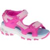 Růžové dívčí nazouváky Skechers D'Lites