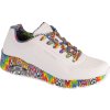 Bílé pánské tenisky s barevnými vzory Skechers Uno - Stark Mini Drip
