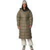 Khaki dámská dlouhá prošívaná bunda Columbia Pike Lake II Long Jacket
