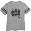 Šedé chlapecké tričko s potiskem Batman