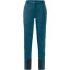 Tmavě modré dámské trekingové softshellové kalhoty Jack Wolfskin Salmaster Pants W
