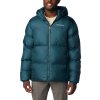 Tmavě modrá pánská prošívaná bunda Columbia Puffect Hooded Jacket