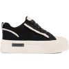 Černo-bílé sneakersy na platformě