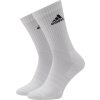 Bílé pánské ponožky Adidas Cushioned Crew Socks 3PP