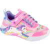 Růžové dívčí svítící tenisky Skechers Unicorn Chaser